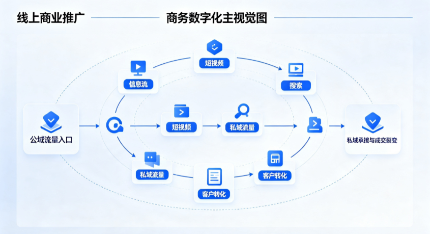 凤翔县线上商业推广怎么做？全域流量闭环搭建与低成本转化实战指南